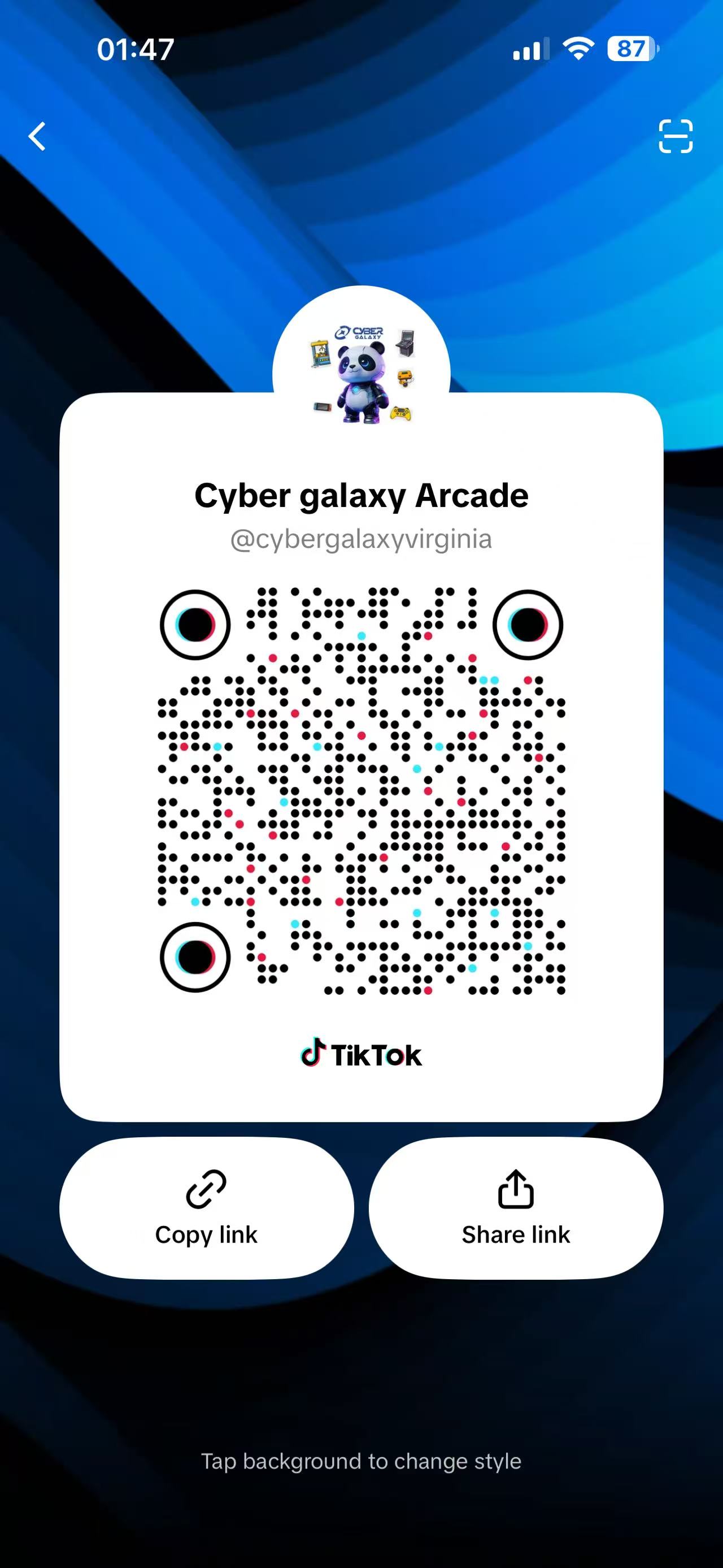 TikTok QR code